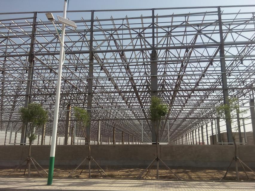 泉州汽车工业厂房网架